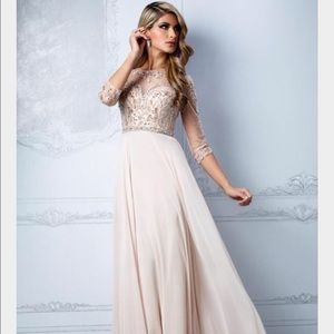 COPY - Terani Couture beige gown